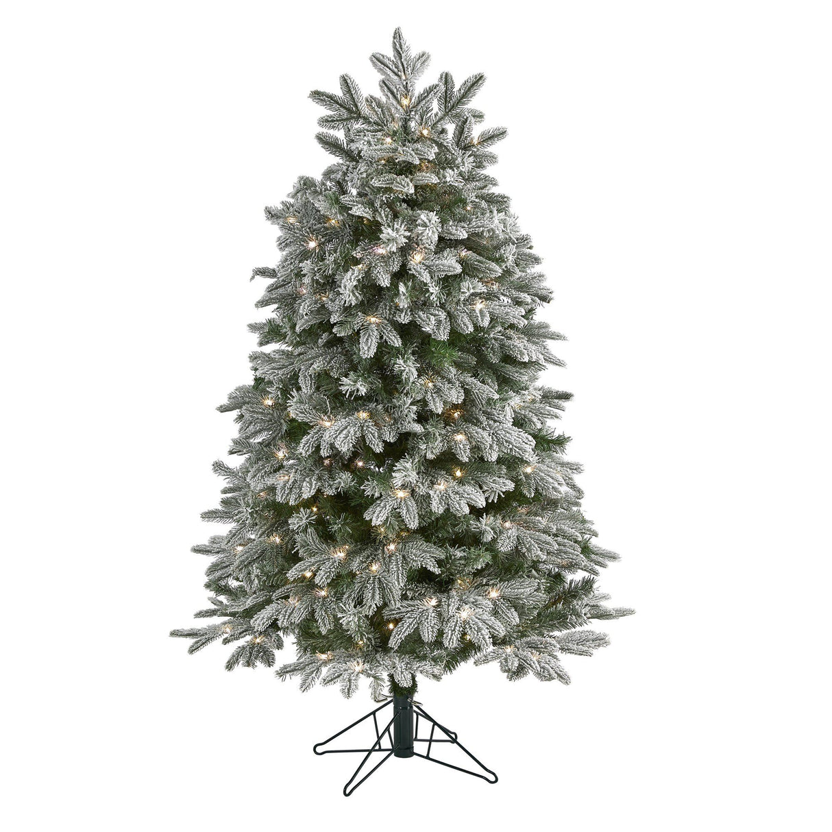 5' Flocked Colorado Mountain Fir Artificial Christmas Tree-Christmas Tree-Parc Decor