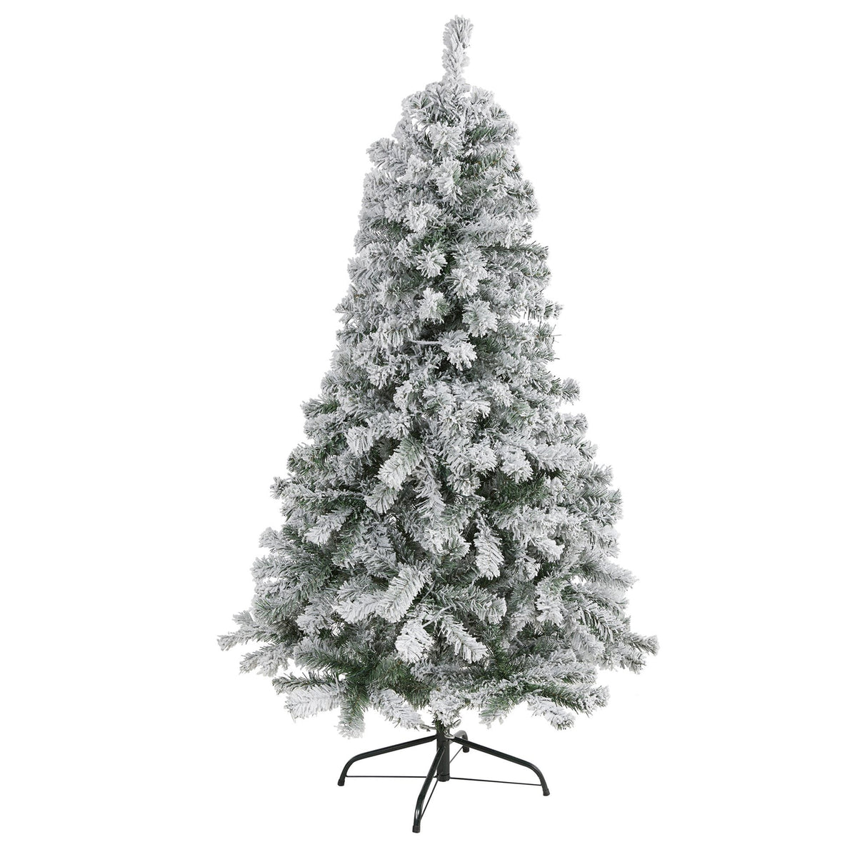 5' Flocked Rock Springs Spruce Artificial Christmas Tree-Christmas Tree-Parc Decor