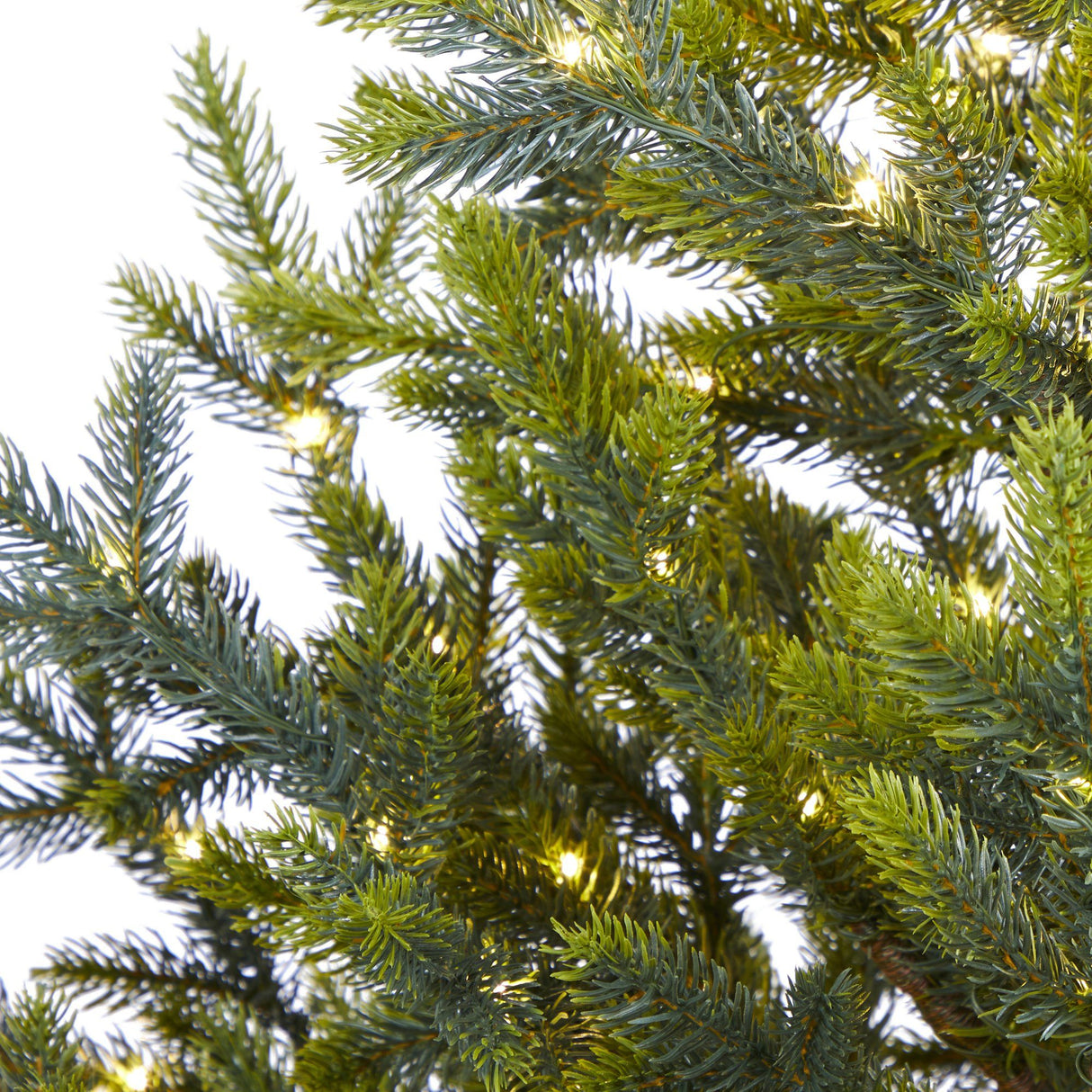 5’ Fraser Fir “Natural Look” Artificial Christmas Tree with 200 Clear LED Lights, a Burlap Base and 853 Bendable Branches-Christmas Tree-Parc Decor