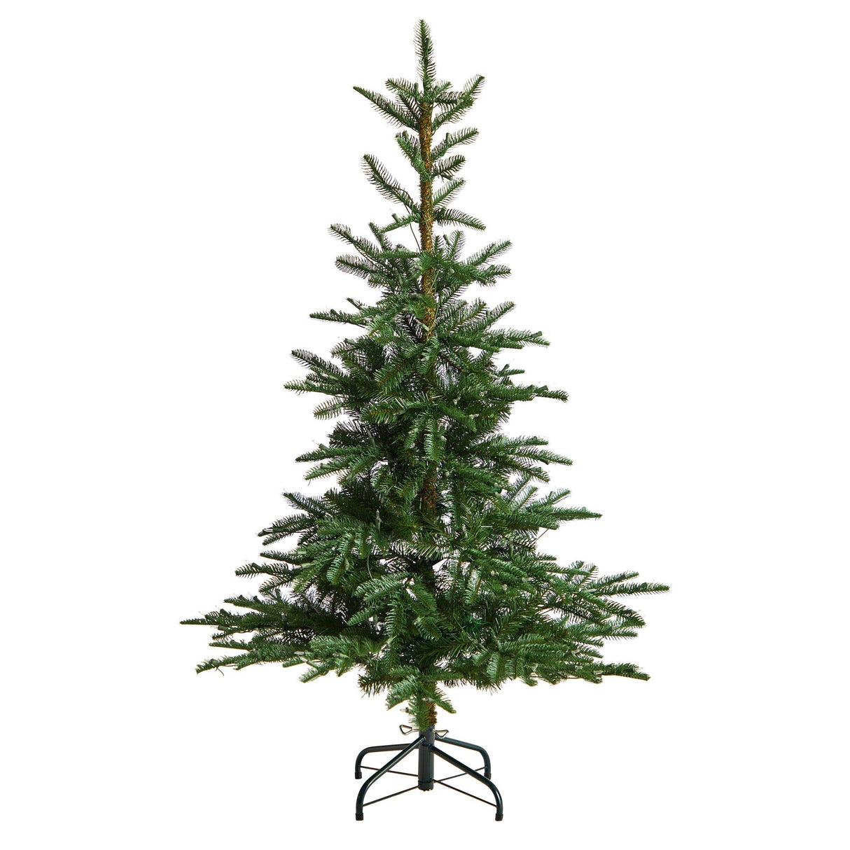 5’ Layered Washington Spruce Christmas Tree with 200 Clear Lights and 385 Bendable Branches-Christmas Tree-Parc Decor