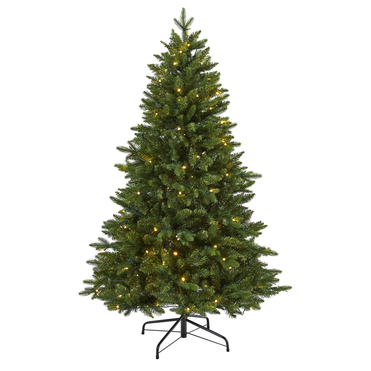 5' New Hampshire Fir Artificial Christmas Tree with 150 LED Lights-Christmas Tree-Parc Decor