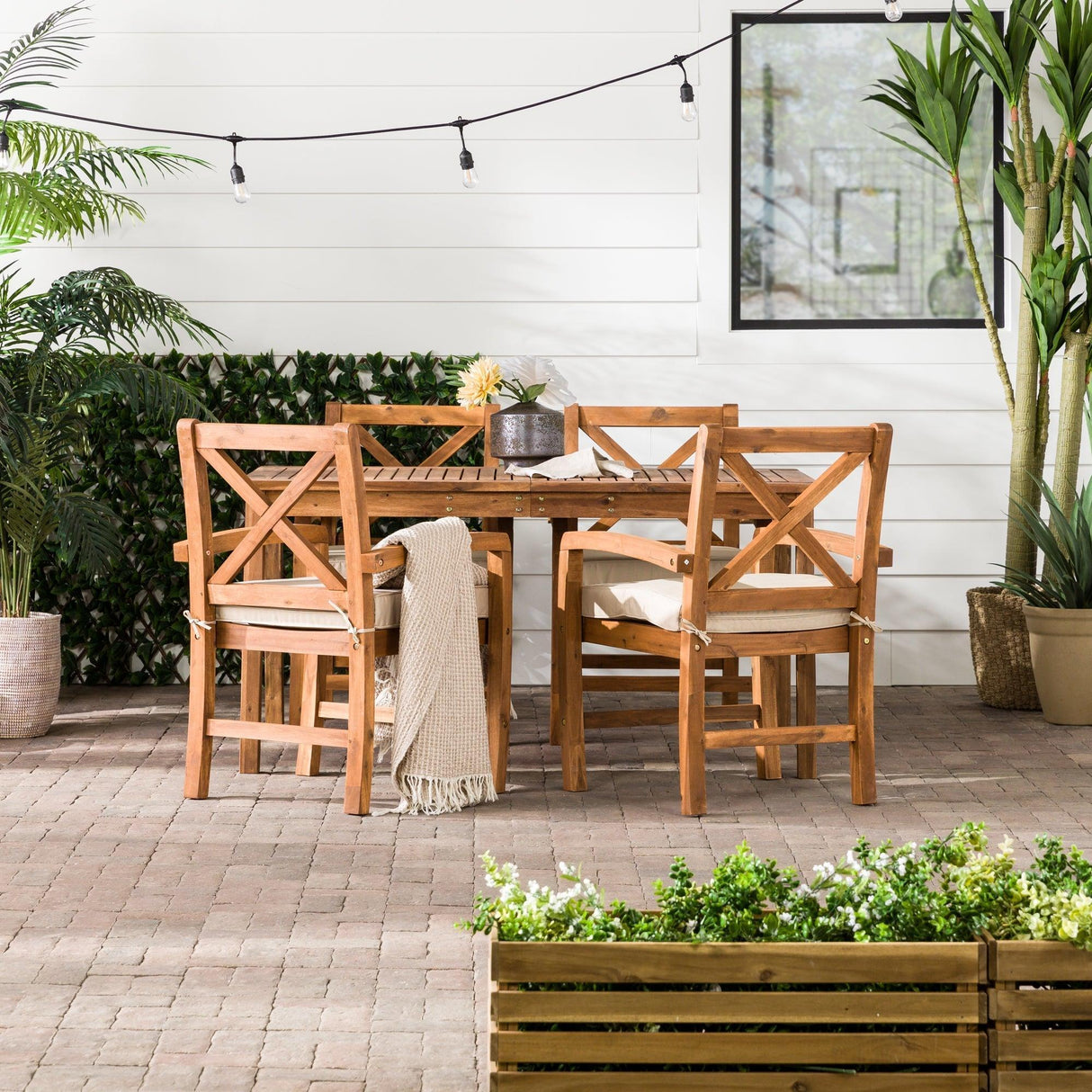 5-Piece Crosswinds Outdoor Dining Set