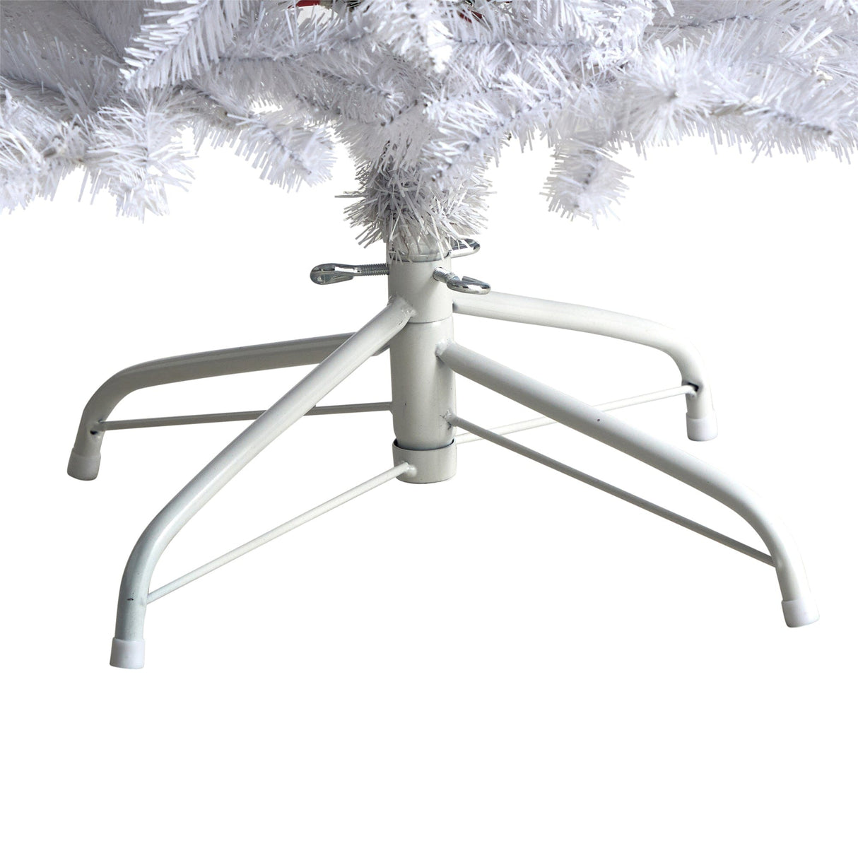 5’ Slim White Artificial Christmas Tree with 491 Bendable Branches-Christmas Tree-Parc Decor