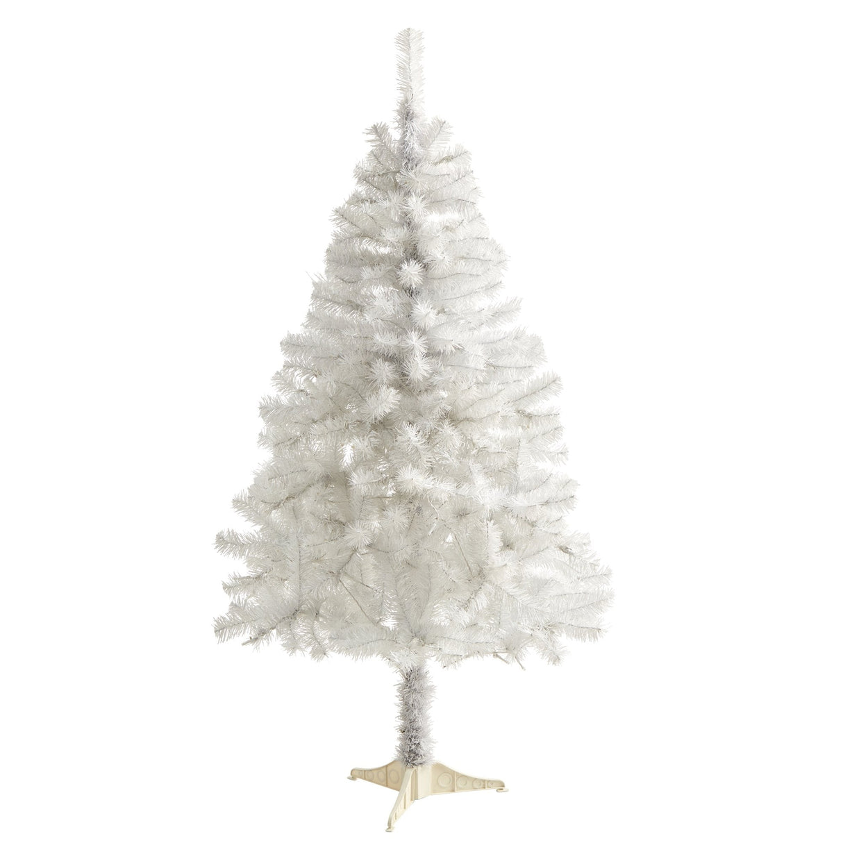 5' White Artificial Christmas Tree with 350 Bendable Branches-Christmas Tree-Parc Decor