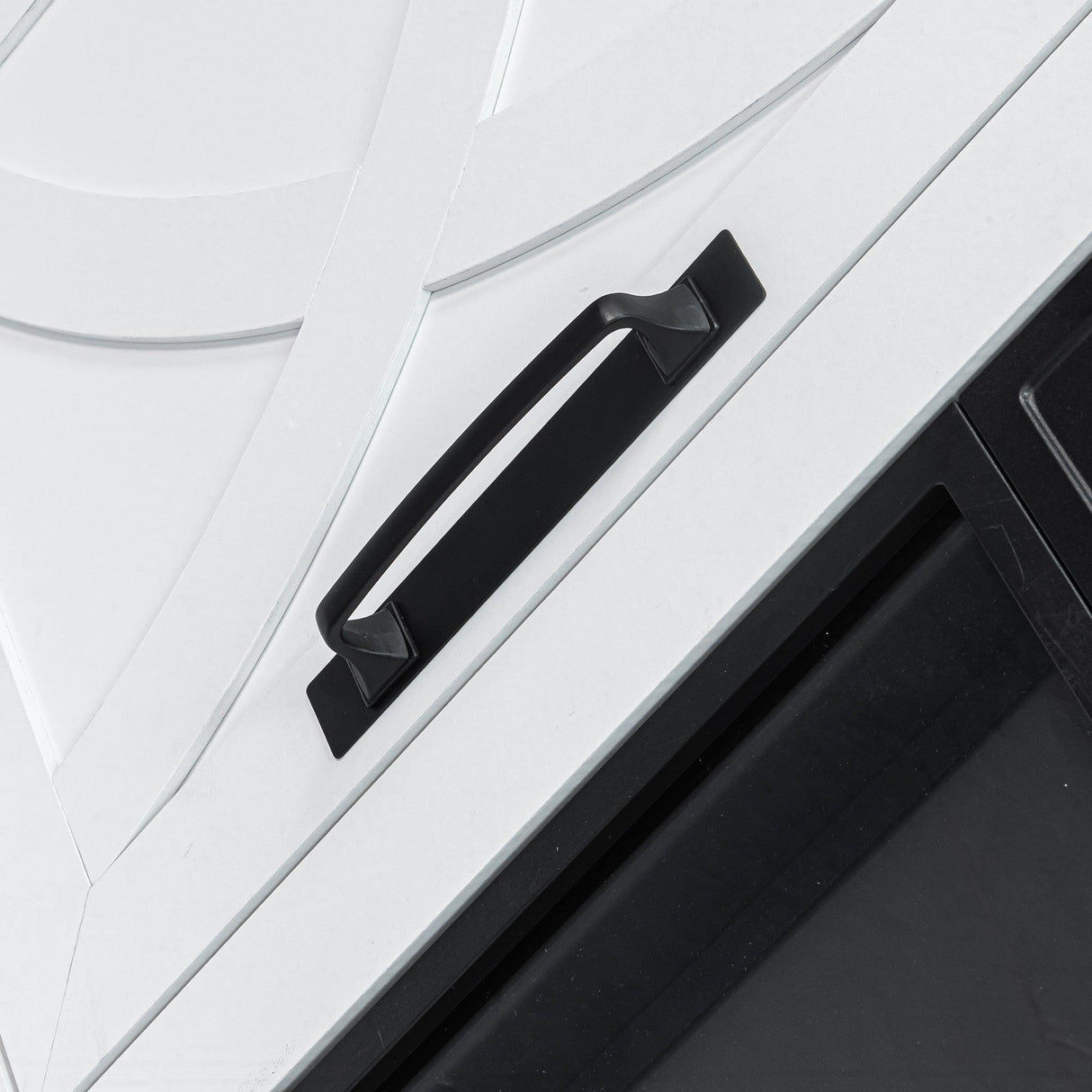 58" Farmhouse TV Stand with 18" Insert Electric Fireplace for Living Room-Parc Decor