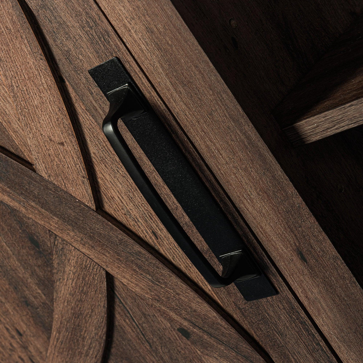 58" Farmhouse TV Stand with 18" Insert Electric Fireplace for Living Room-Parc Decor