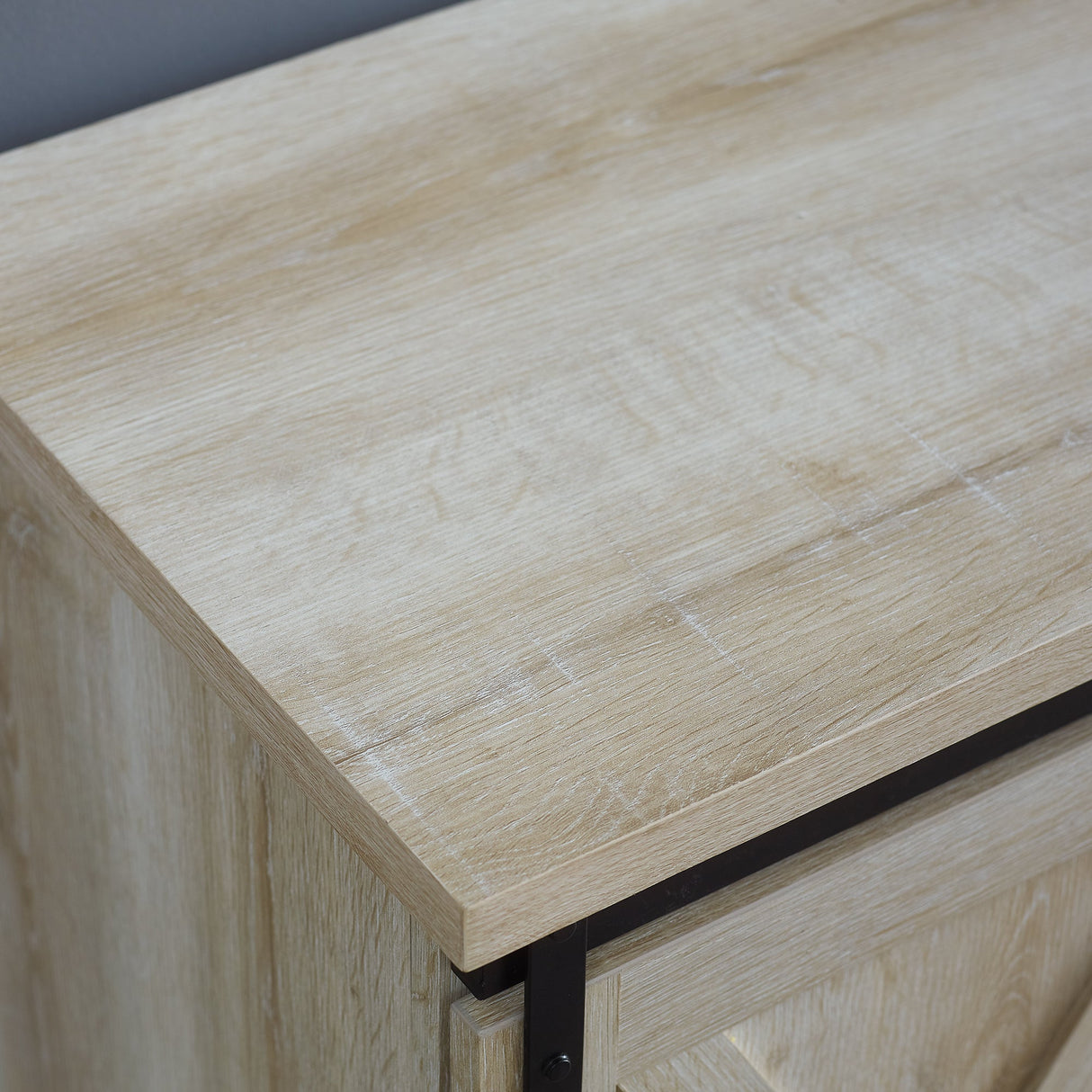 58" Sliding Barn Door TV Stand-Entertainment-Parc Decor