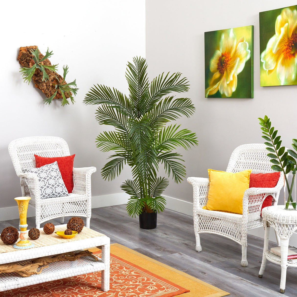 5.5' Areca Palm Artificial Tree-Parc Decor