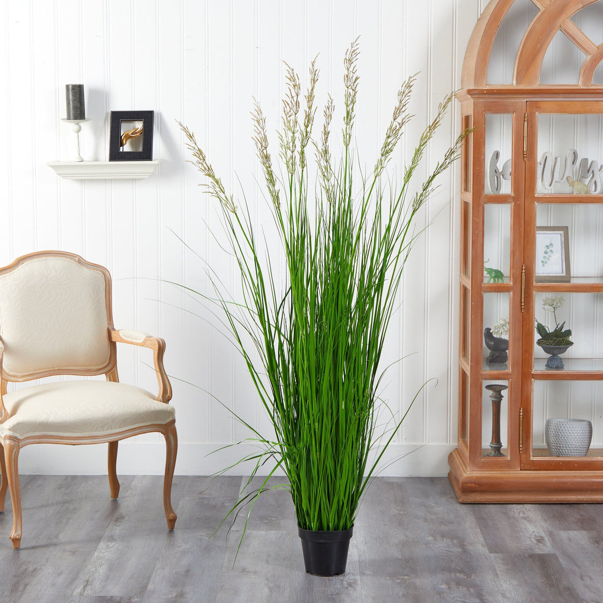 5.5’ Artificial Plum Grass Plant-Parc Decor