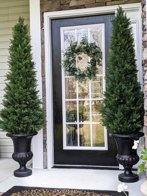 5.5’ Cypress Cone Topiary Artificial Tree UV Resistant (Indoor/Outdoor)-Parc Decor