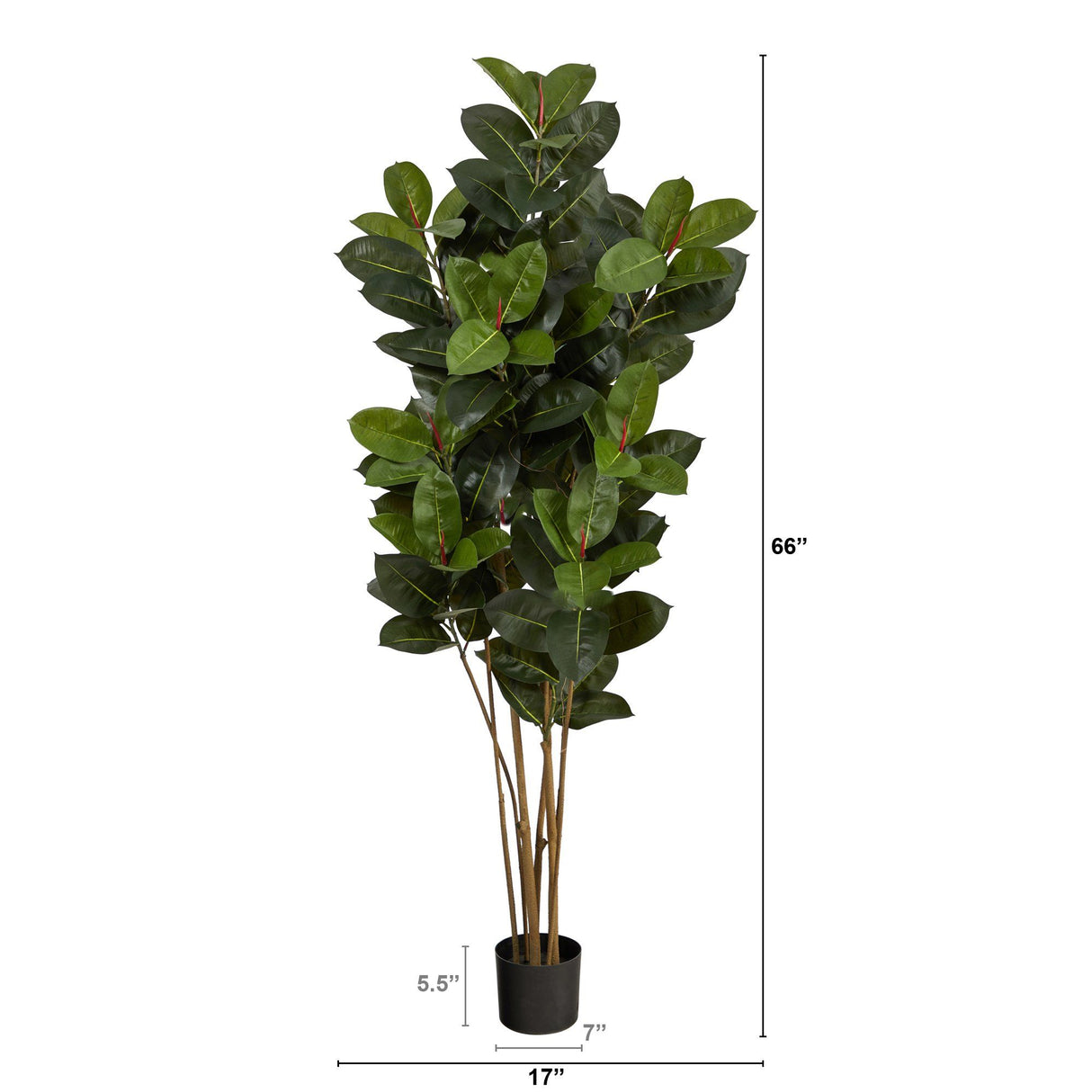 5.5’ Oak Artificial Tree UV Resistant (Indoor/Outdoor)-Parc Decor