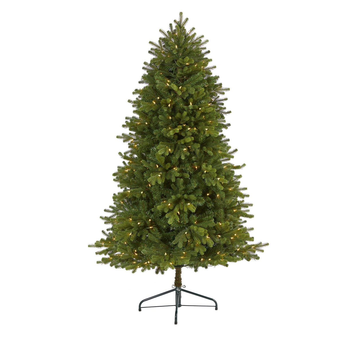 5.5’ Washington Fir Artificial Christmas Tree with 300 Clear Lights and 672 Bendable Branches-Christmas Tree-Parc Decor