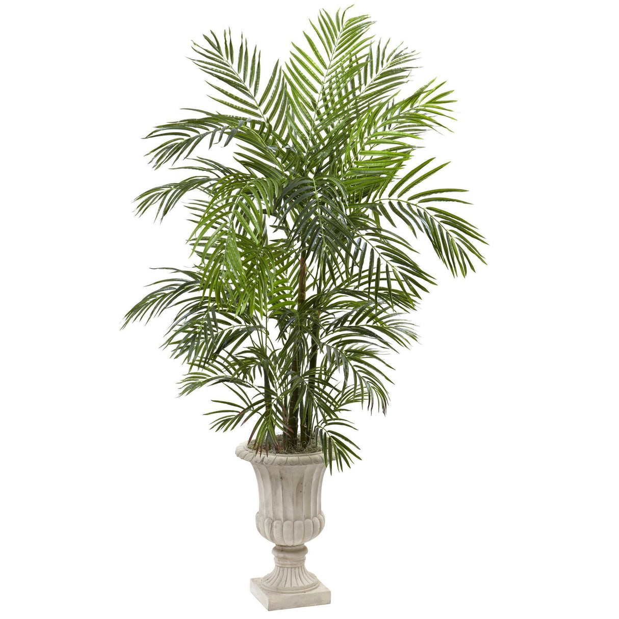 6’ Areca Palm Artificial Tree in Urn UV Resistant (Indoor/Outdoor)-Parc Decor