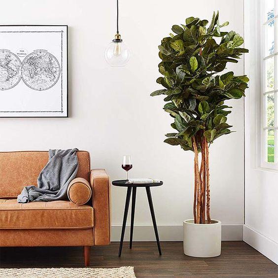 6’ Artificial Fiddle Leaf Fig Tree-Parc Decor