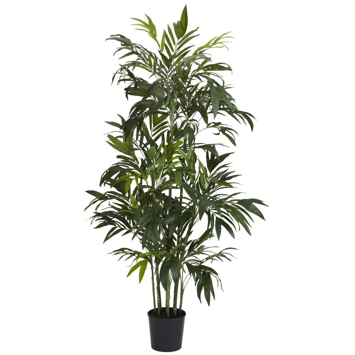 6' Artificial Green Bamboo Palm Silk Tree-Parc Decor
