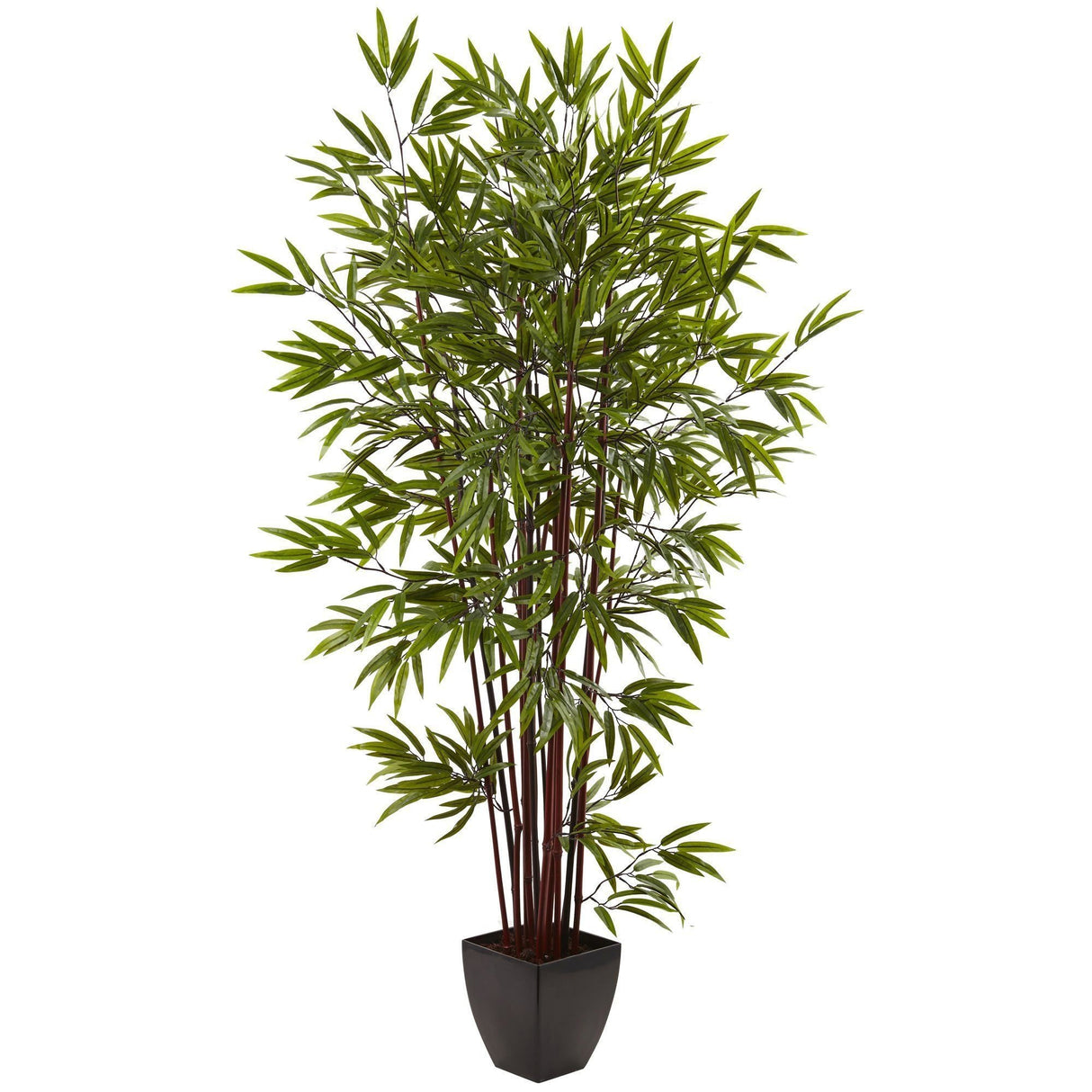 6’ Bamboo Silk Tree w/Planter-Parc Decor