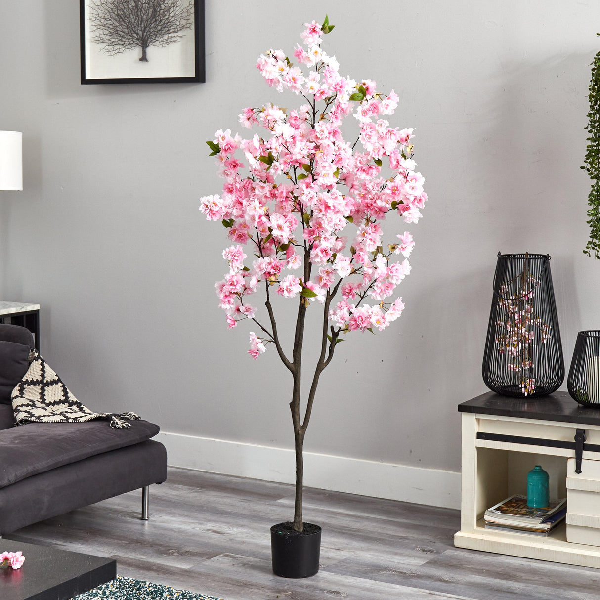 6’ Cherry Blossom Artificial Tree-Parc Decor