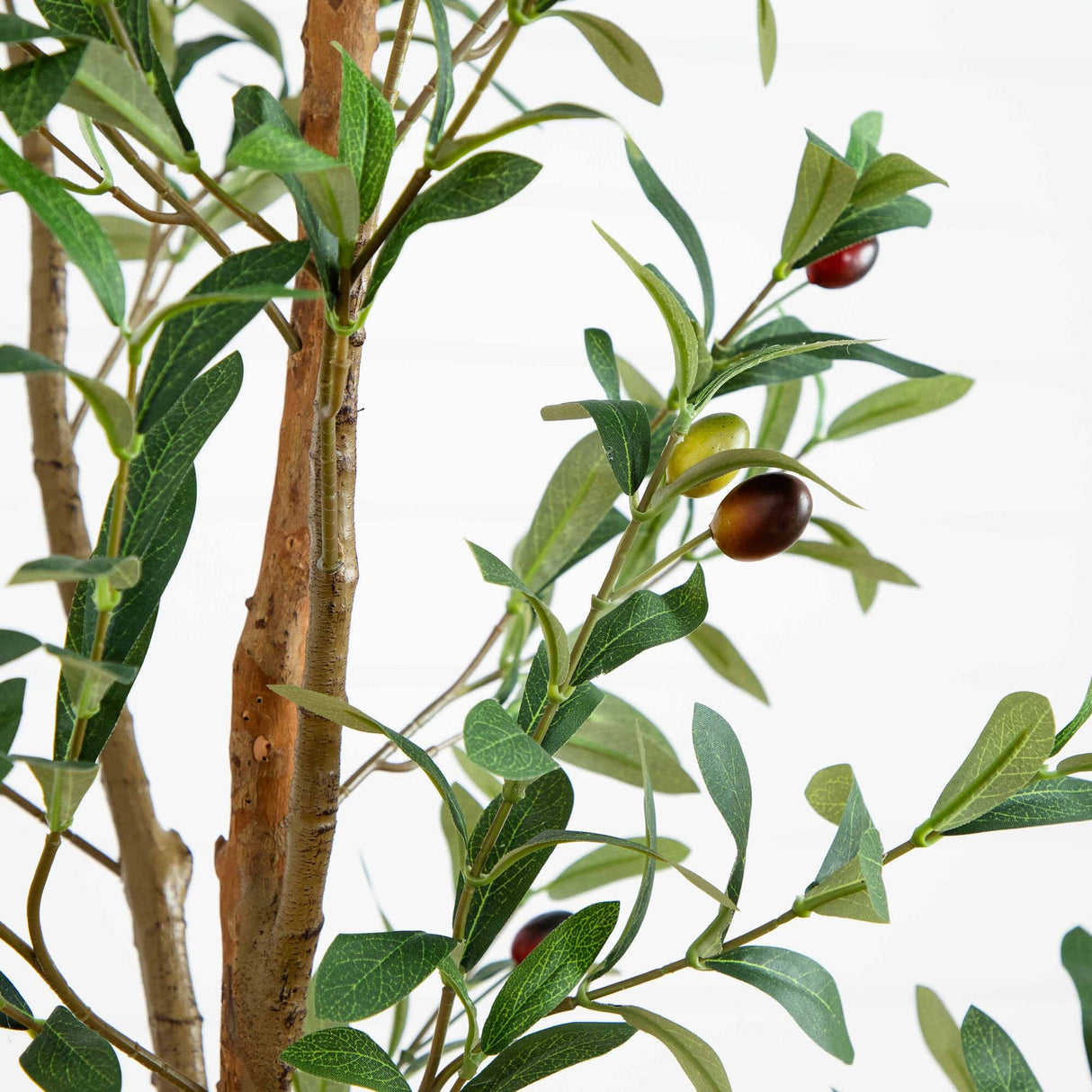 6’ Artificial Olive Tree with Natural Trunk-Tree-Parc Decor