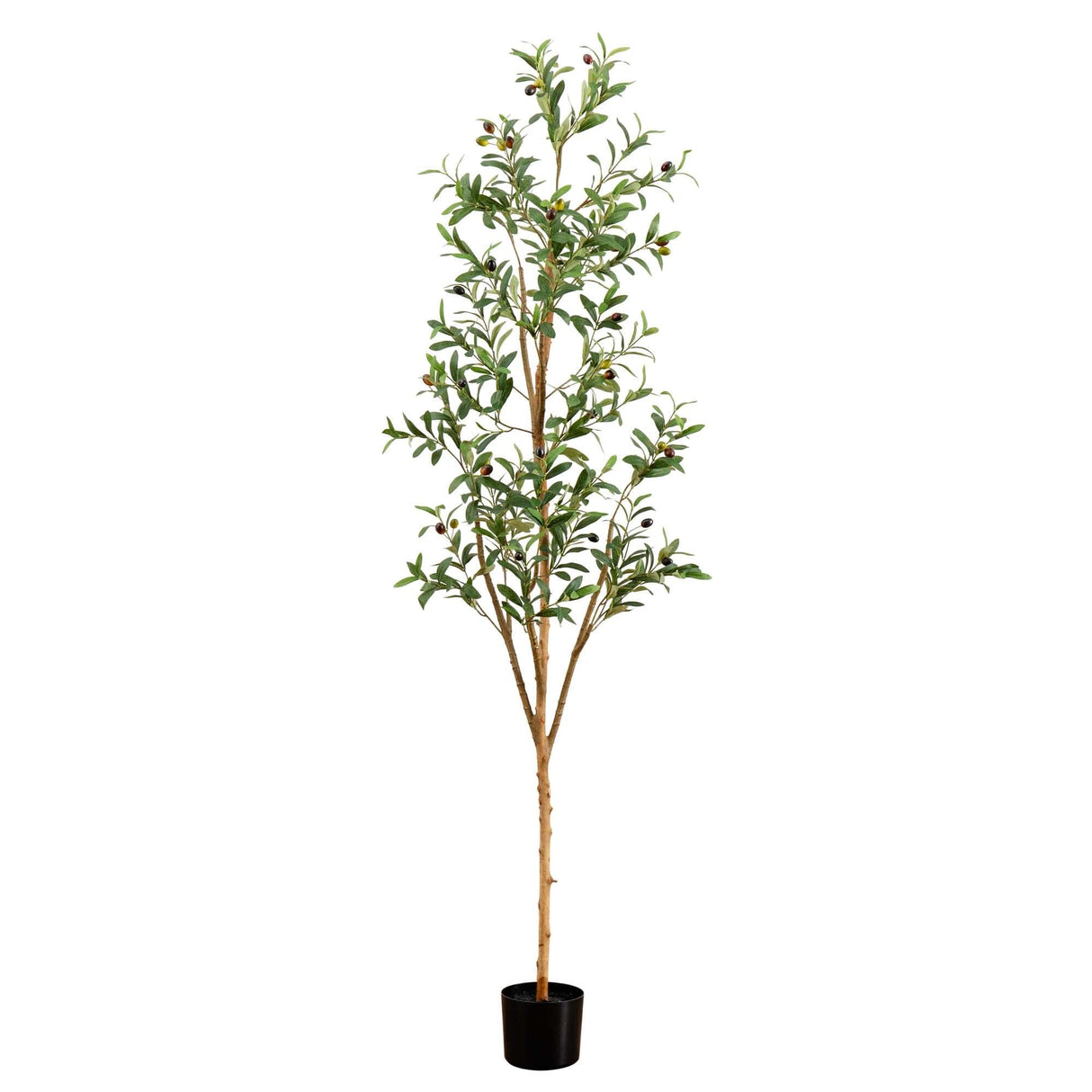 6’ Artificial Olive Tree with Natural Trunk-Tree-Parc Decor