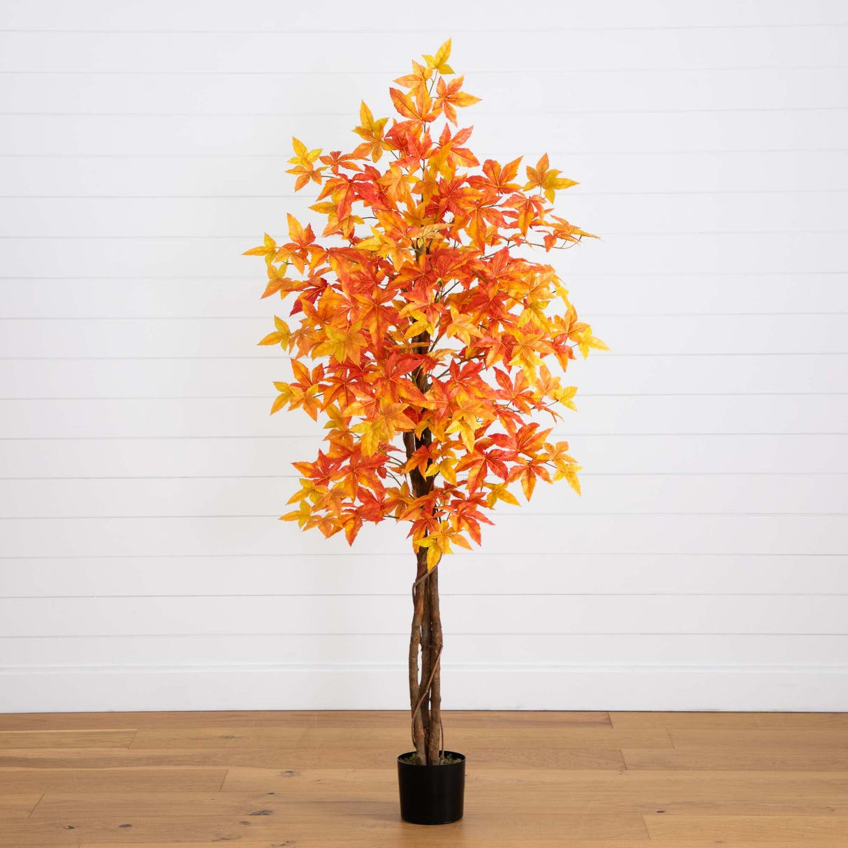 6’ Autumn Deluxe Maple Artificial Fall Tree-Tree-Parc Decor