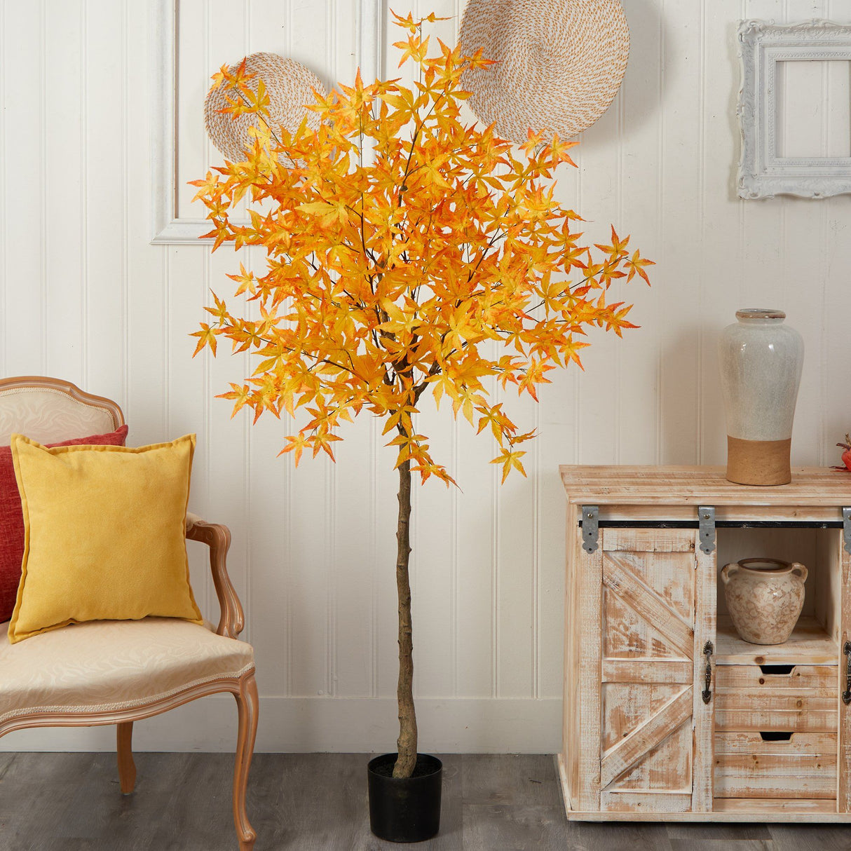 6' Autumn Maple Artificial Tree-Tree-Parc Decor