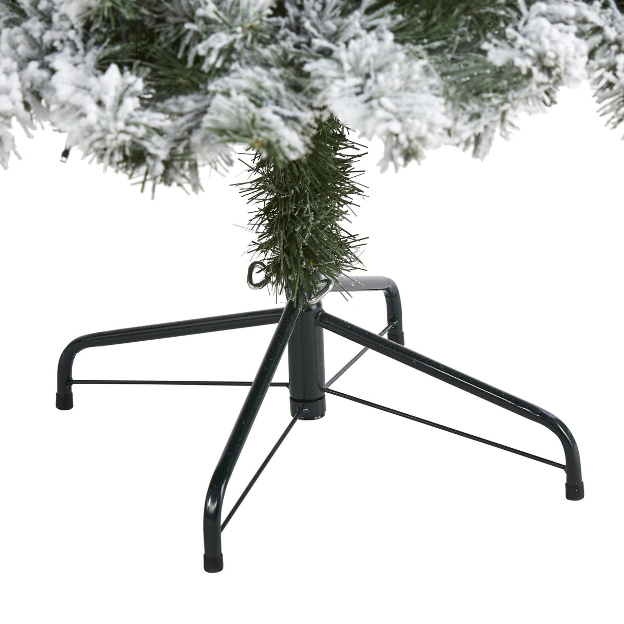 6' Flocked West Virginia Fir Artificial Christmas Tree-Christmas Tree-Parc Decor