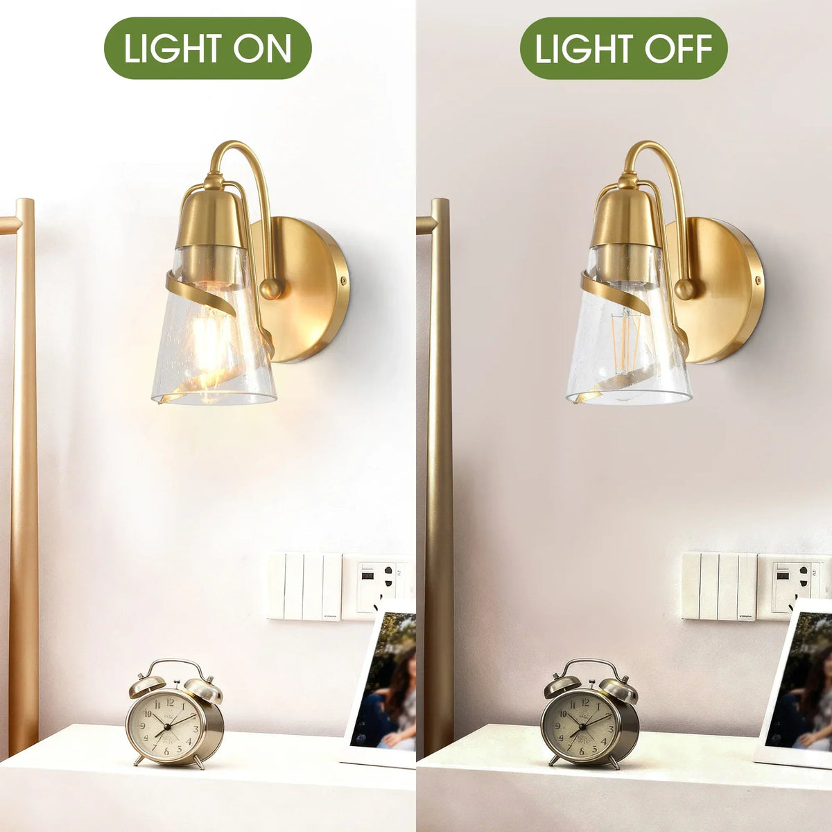 6 Inch Ethel 1-Light Mirror Vanity Light