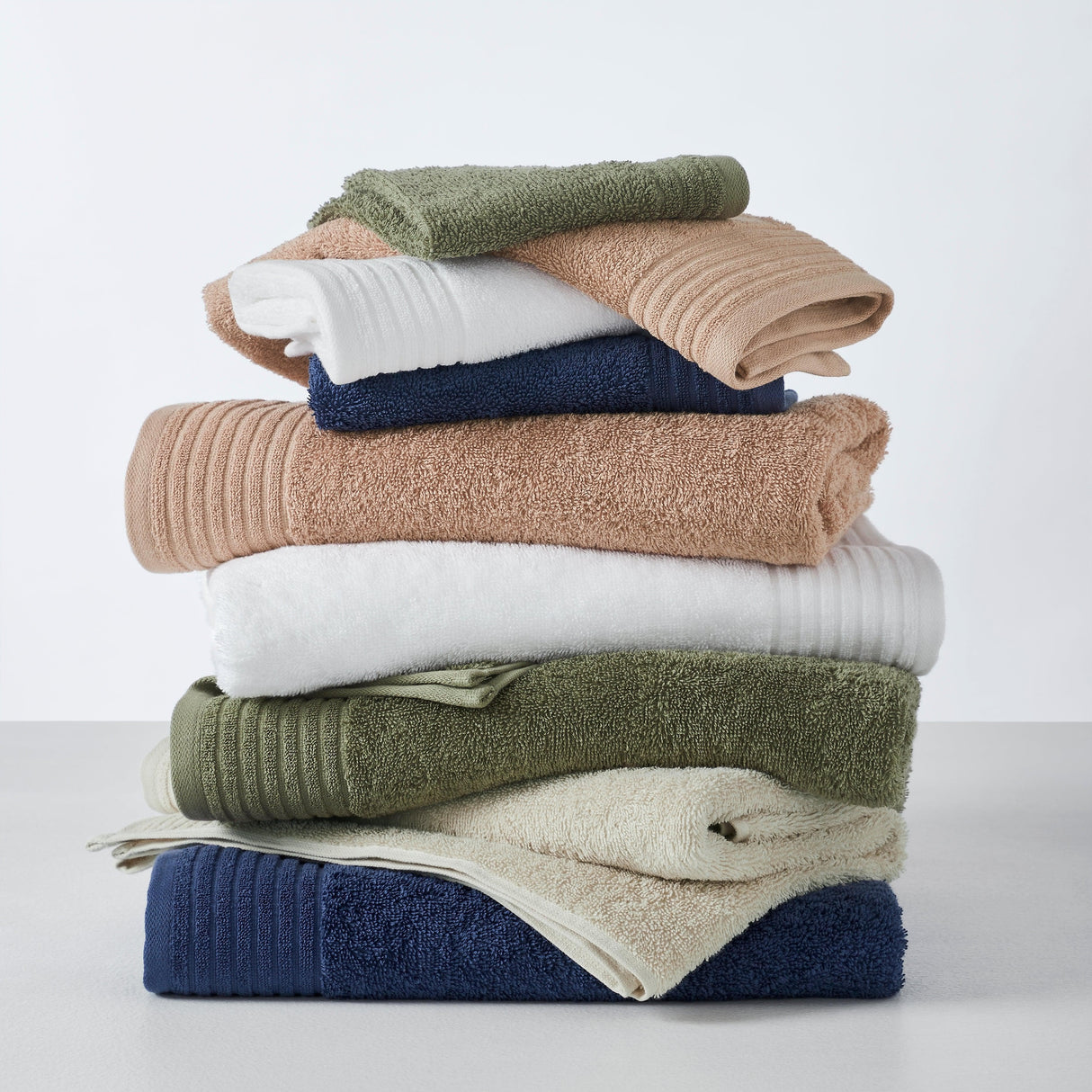 6 Pack Cotton Hand Towels - Kasper Collection-Bath Towels-Parc Decor