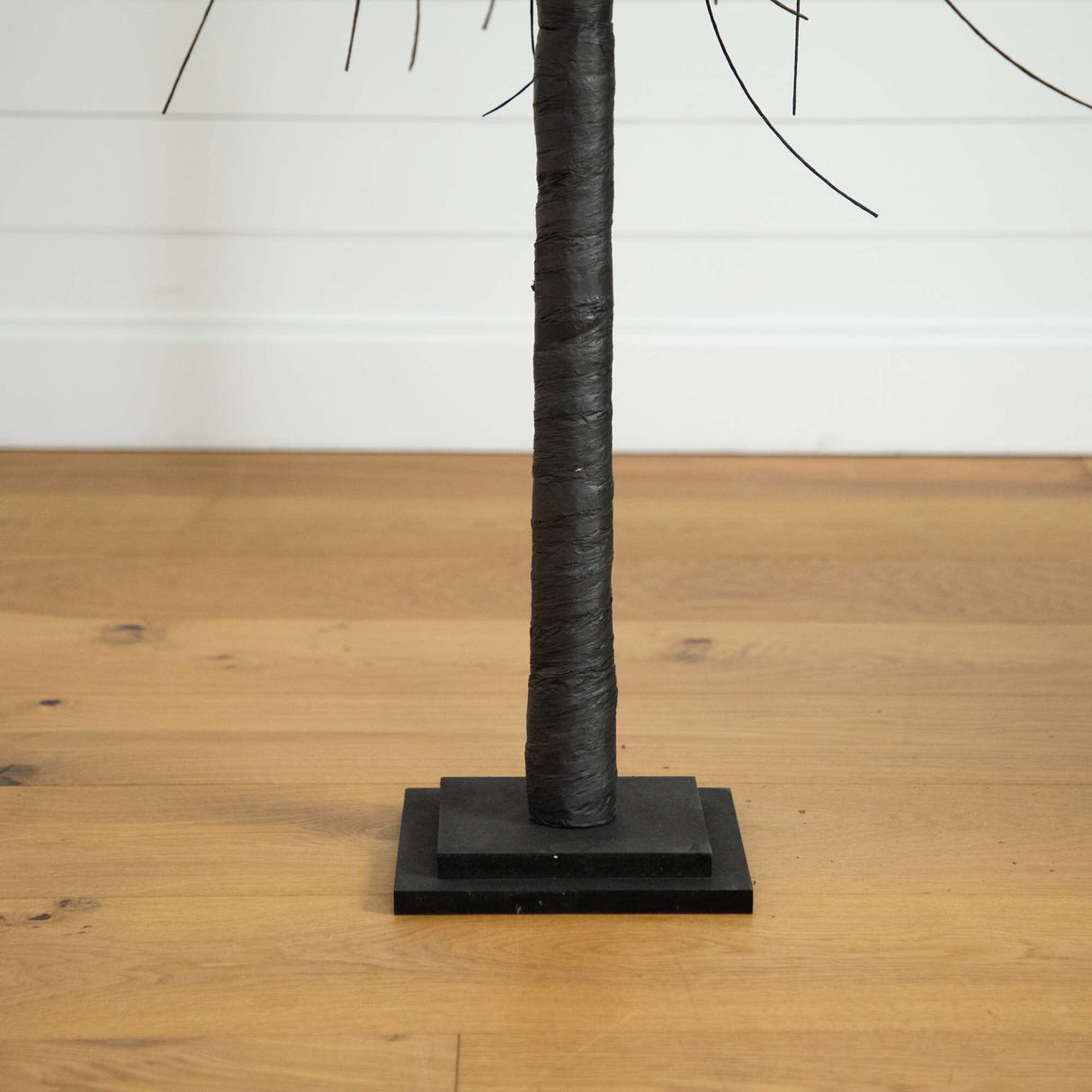 6’ Pre-Lit Halloween Black Willow Artificial Tree with 160 Orange & Purple LED Lights-Tree-Parc Decor