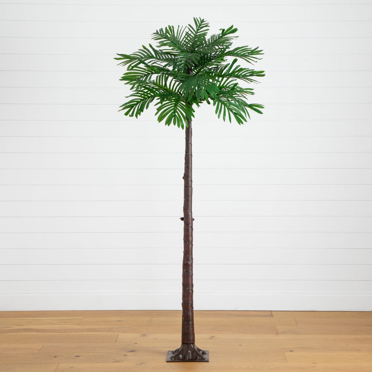 6’ UV Resistant Lighted Artificial Palm Tree with 206 Warm White LED Lights (Indoor/Outdoor)-Tree-Parc Decor
