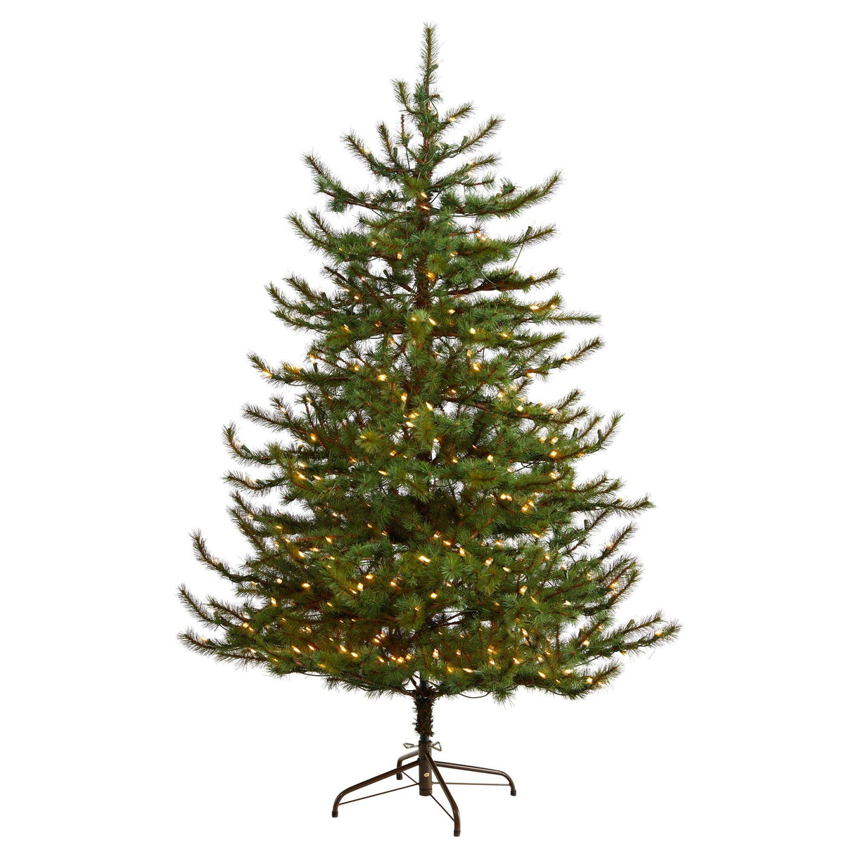6’ Vancouver Mountain Pine Artificial Christmas Tree with 350 Clear Lights and 1332 Bendable Branches-Christmas Tree-Parc Decor