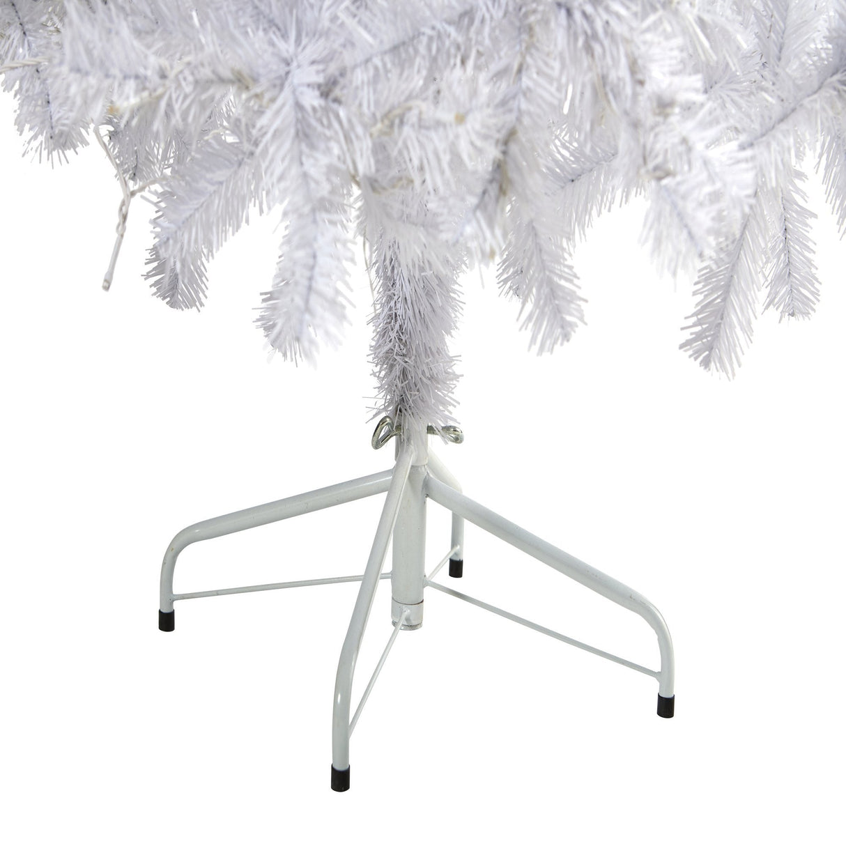 6' White Artificial Christmas Tree with 680 Bendable Branches-Christmas Tree-Parc Decor