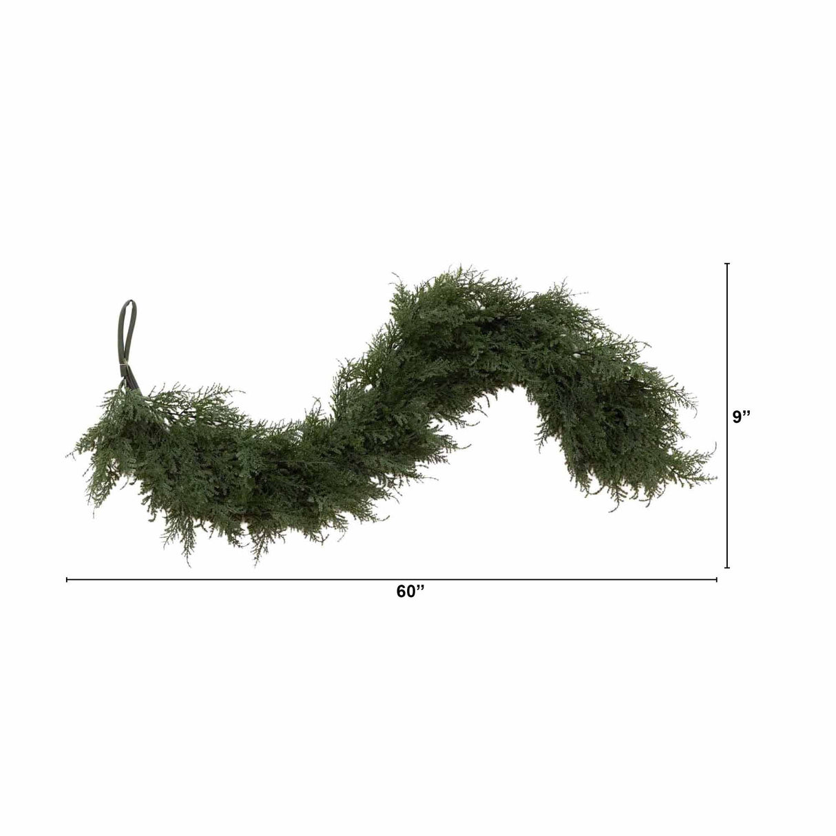 60” Artificial Cedar Garland-Garland-Parc Decor