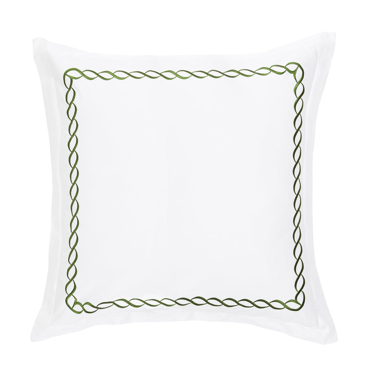 600 Thread Count Rope Embroidered Euro Sham Pairs