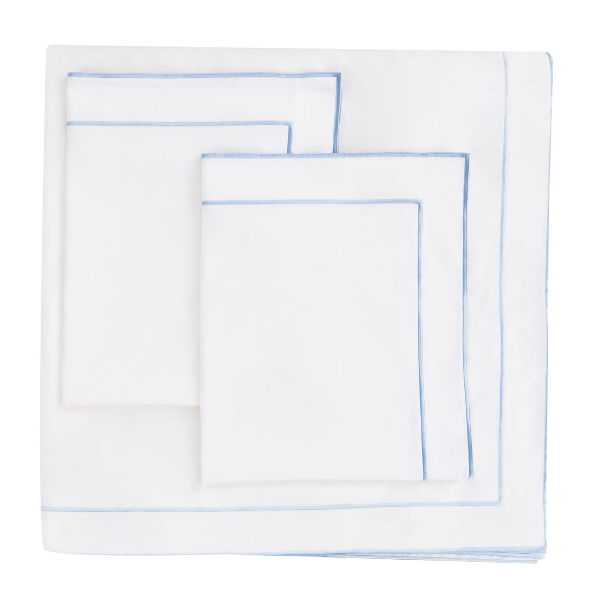 600 Thread Count Framed Sateen Embroidered Cotton Duvet Set