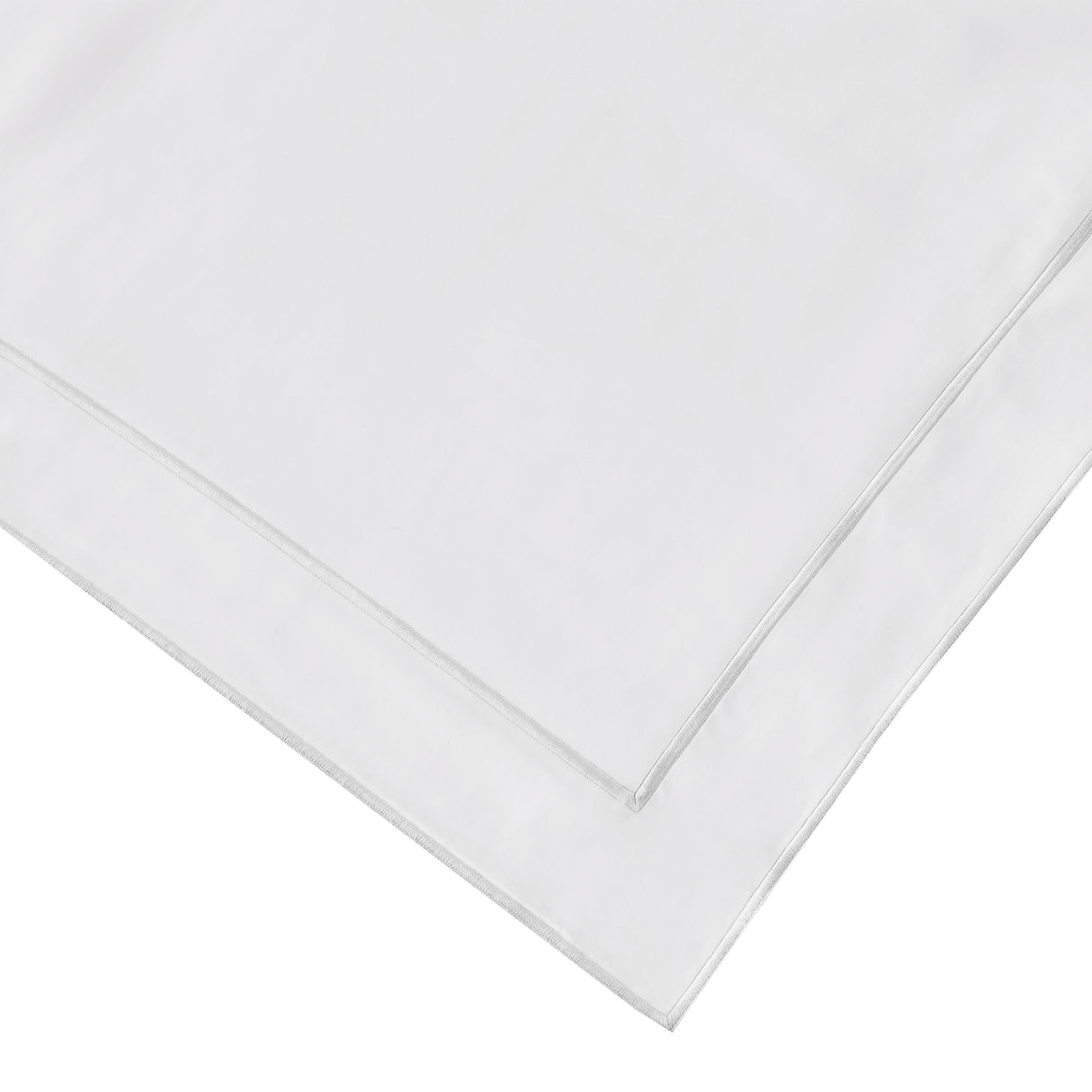 600 Thread Count Framed Sateen Embroidered Cotton Euro Sham Pair-Pillowcase-Parc Decor