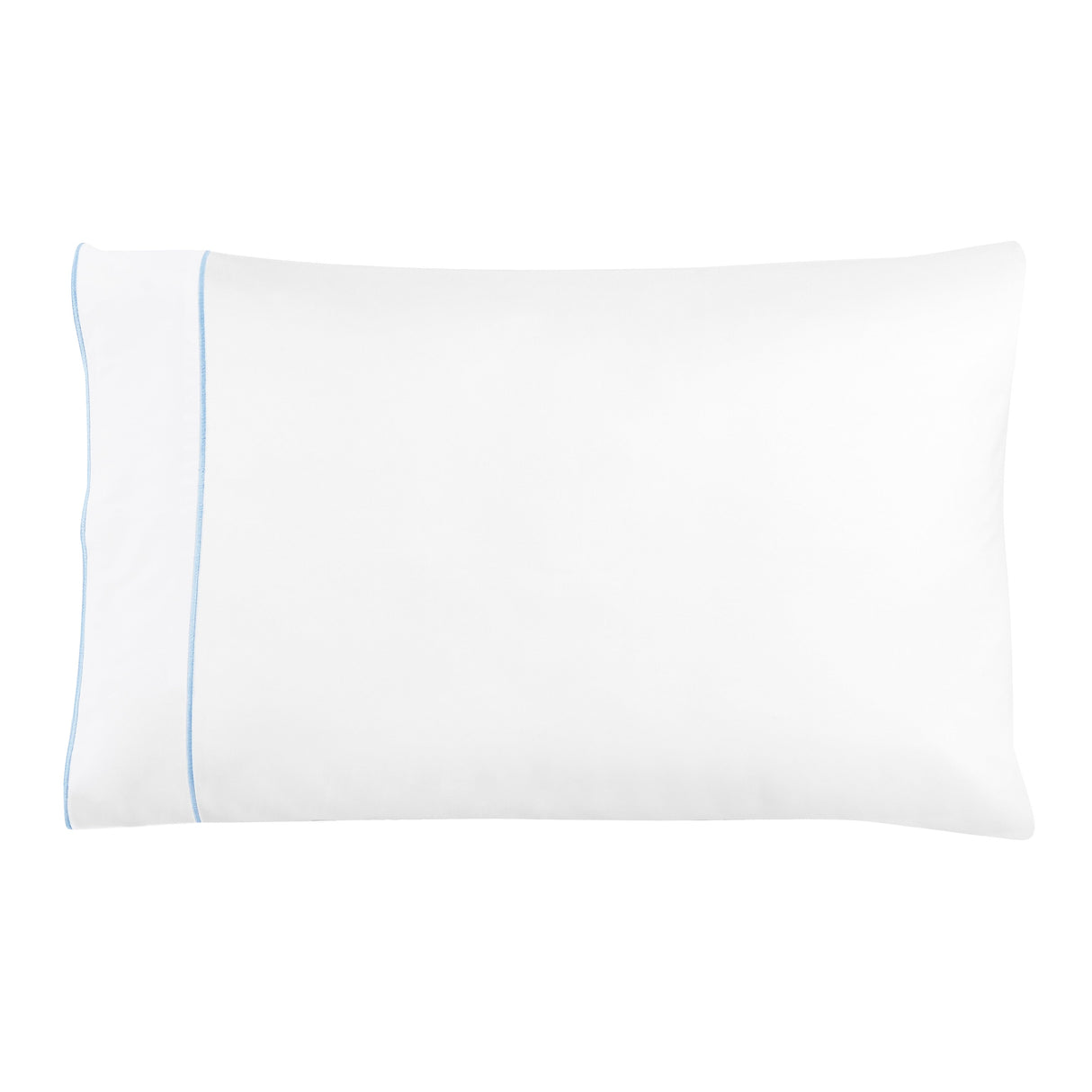 600 Thread Count Framed Sateen Embroidered Cotton Pillowcase Pair-Pillowcase-Parc Decor