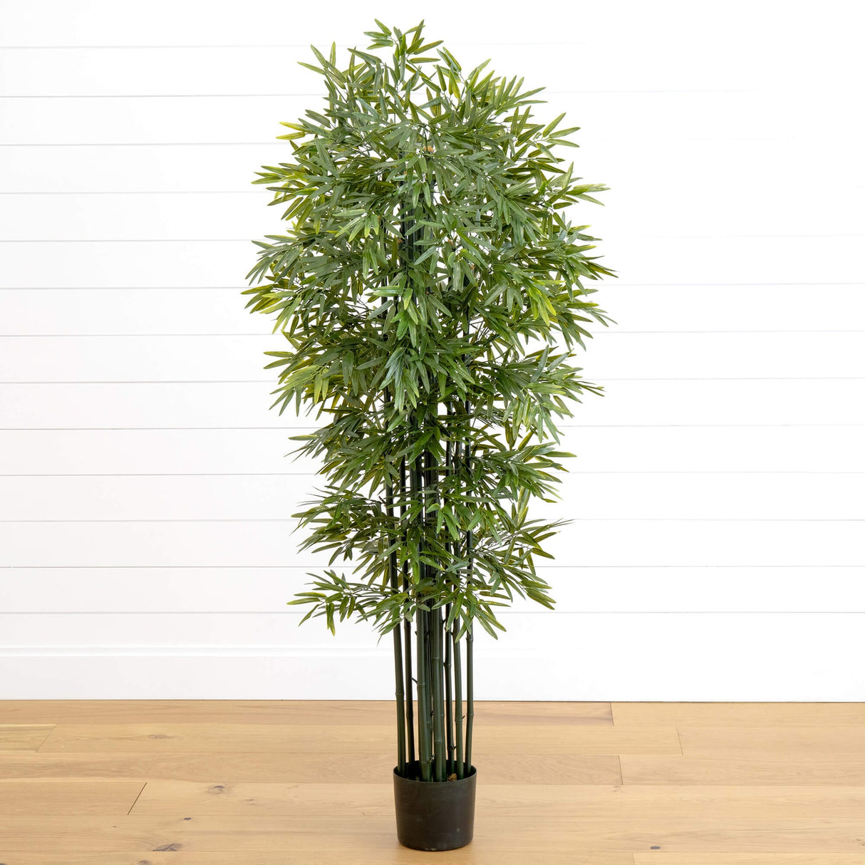 64” Bamboo Artificial Tree with Green Trunks UV Resistant (Indoor/Outdoor)-Parc Decor