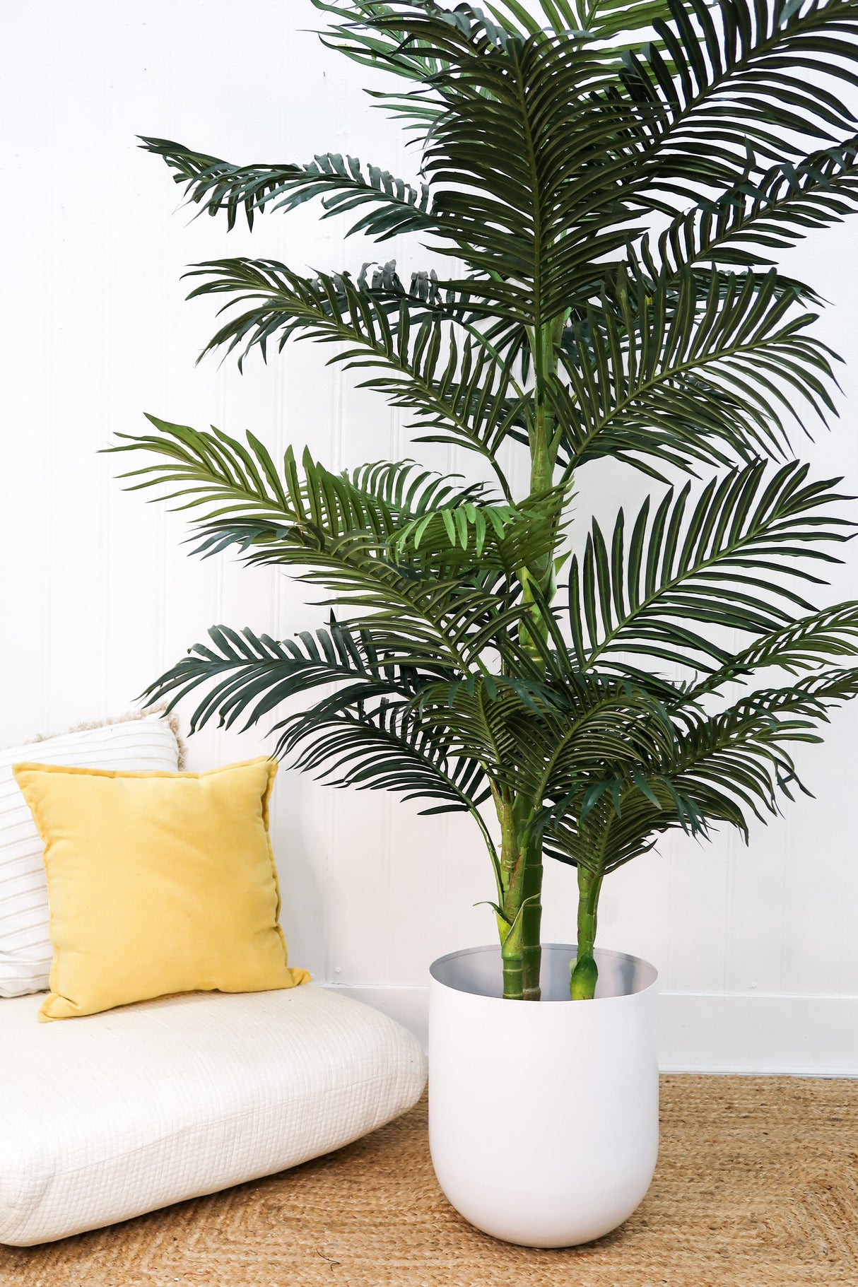 6.5' Golden Cane Artificial Palm Tree-Parc Decor