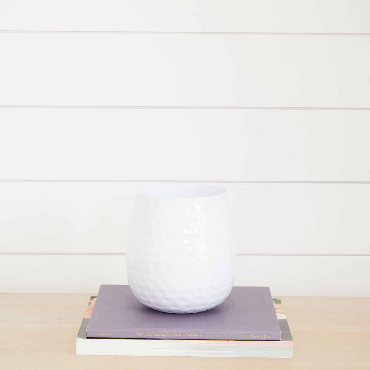 6.5” Oval Shaped Iron Planter-Vase-Parc Decor