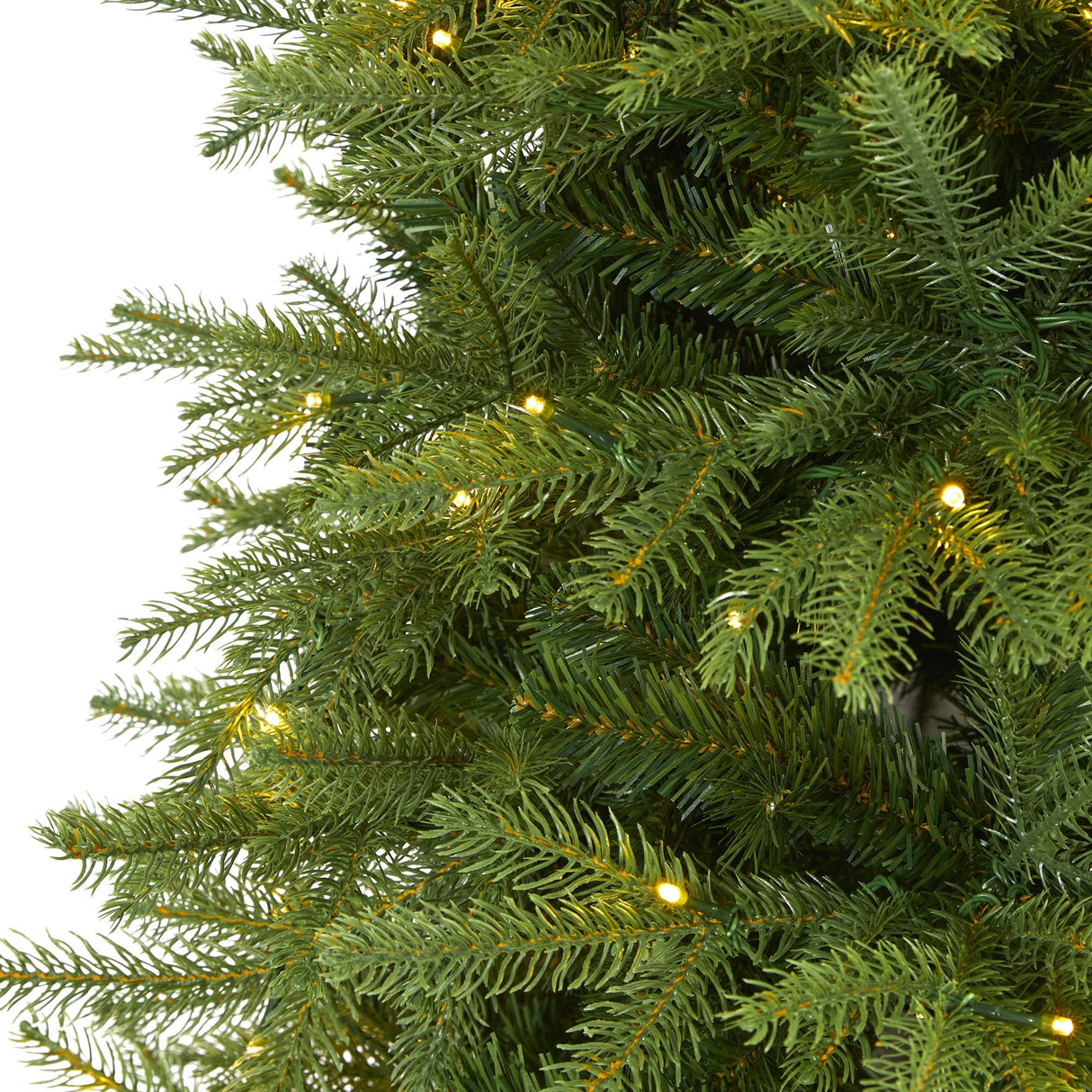 6.5’ Vancouver Fir “Natural Look” Artificial Christmas Tree with 400 Clear LED Lights and 2158 Bendable Branches-Christmas Tree-Parc Decor