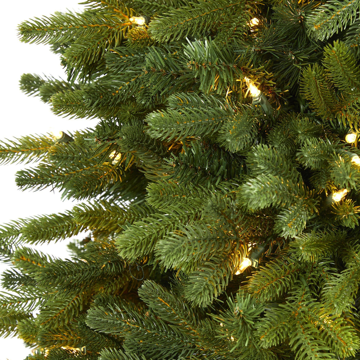 6.5’ Washington Fir Artificial Christmas Tree with 400 Clear Lights and 1110 Bendable Branches-Christmas Tree-Parc Decor