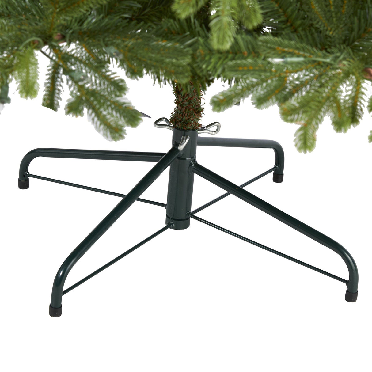 6.5’ Washington Fir Artificial Christmas Tree with 400 Clear Lights and 1110 Bendable Branches-Christmas Tree-Parc Decor