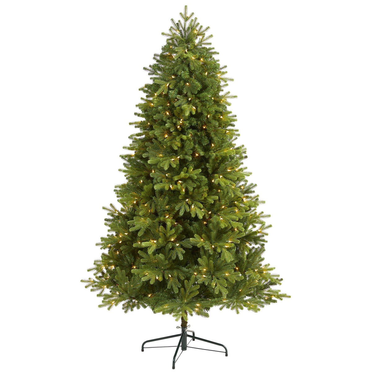 6.5’ Washington Fir Artificial Christmas Tree with 400 Clear Lights and 1110 Bendable Branches-Christmas Tree-Parc Decor