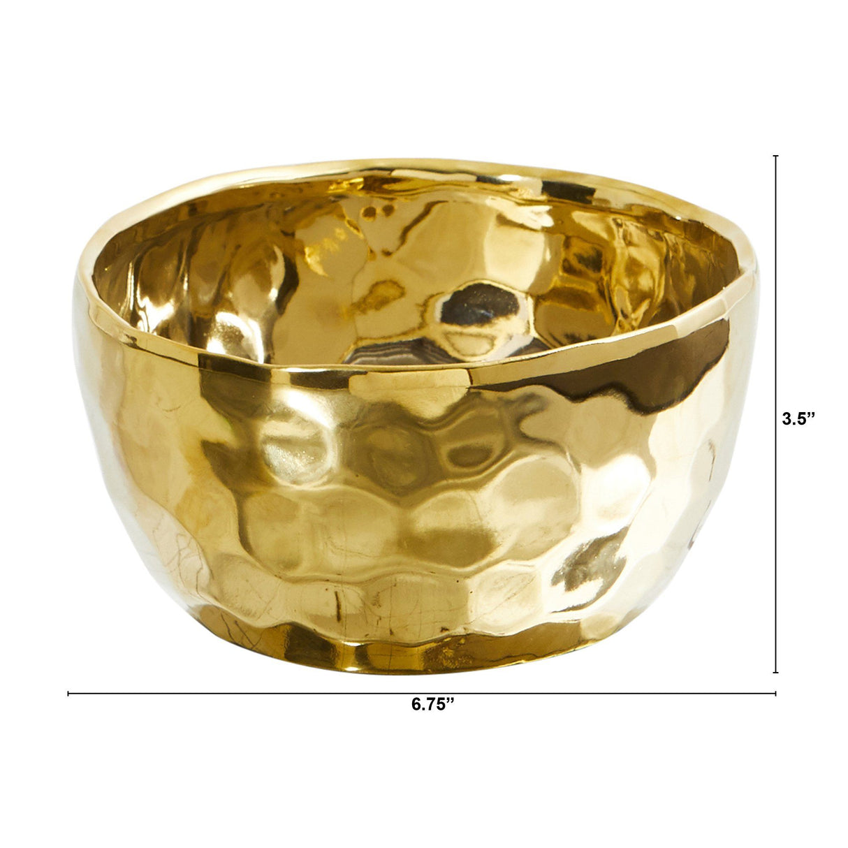 6.75” Designer Gold Bowl-Parc Decor