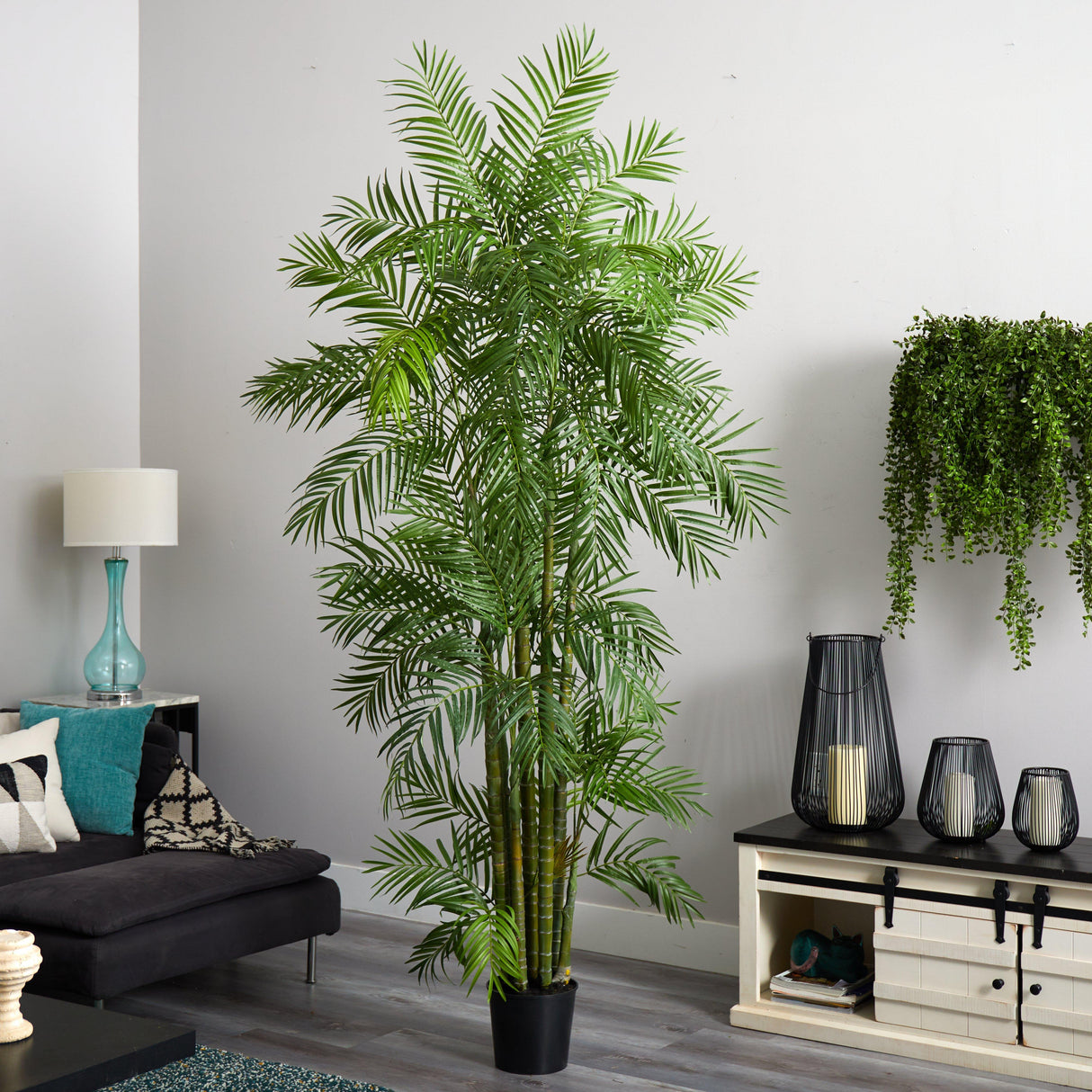 7' Areca Silk Palm Tree-Parc Decor