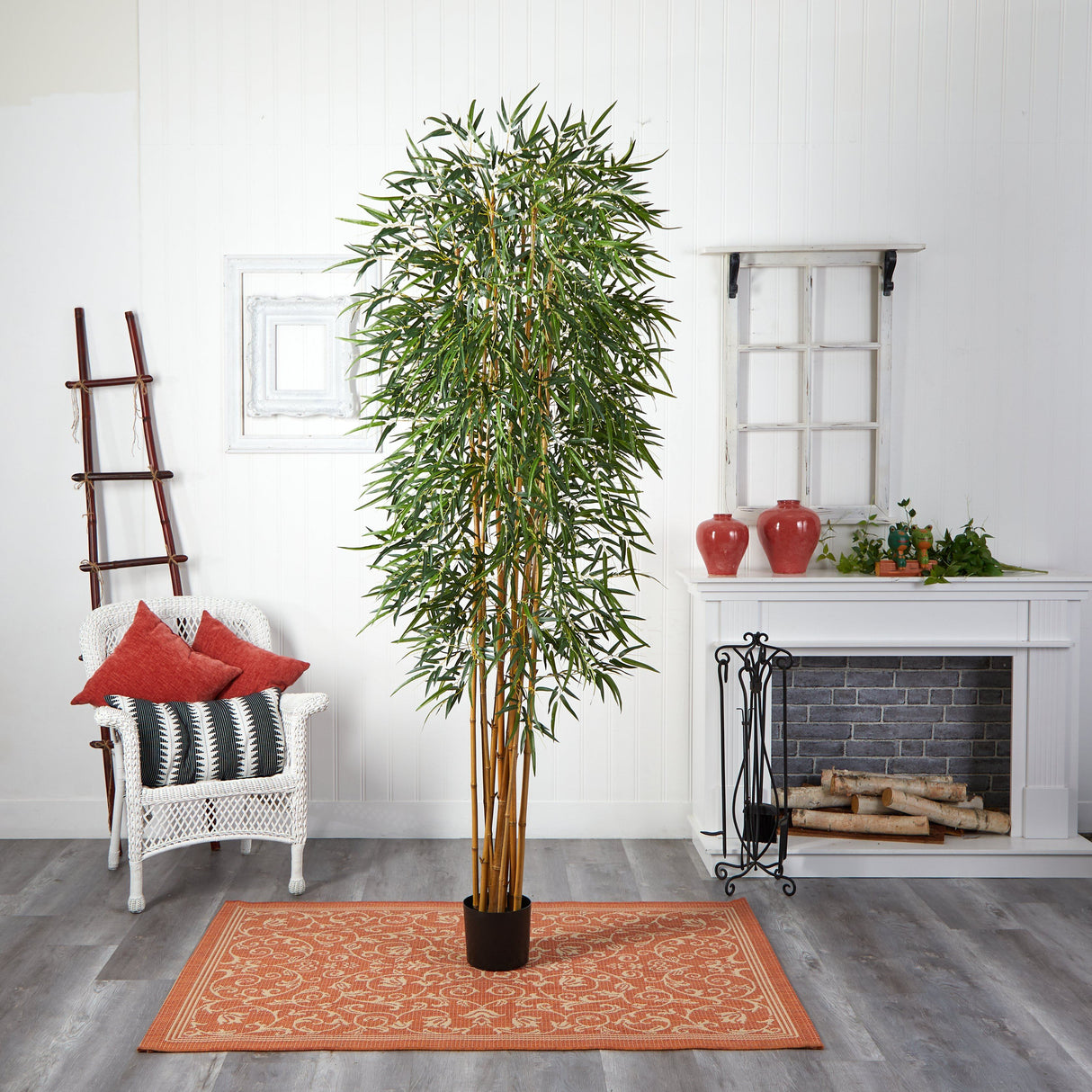 7’ Fancy Style Bamboo Silk Tree-Parc Decor