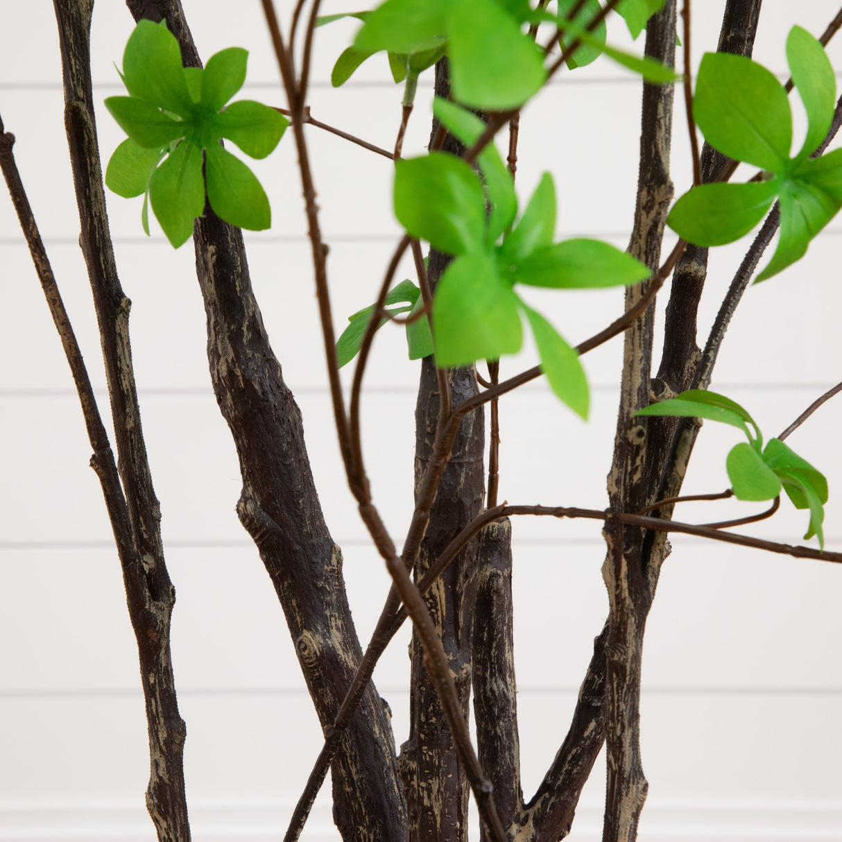 7’ Artificial Enkianthus Tree with Resin Stone Planter-Tree-Parc Decor