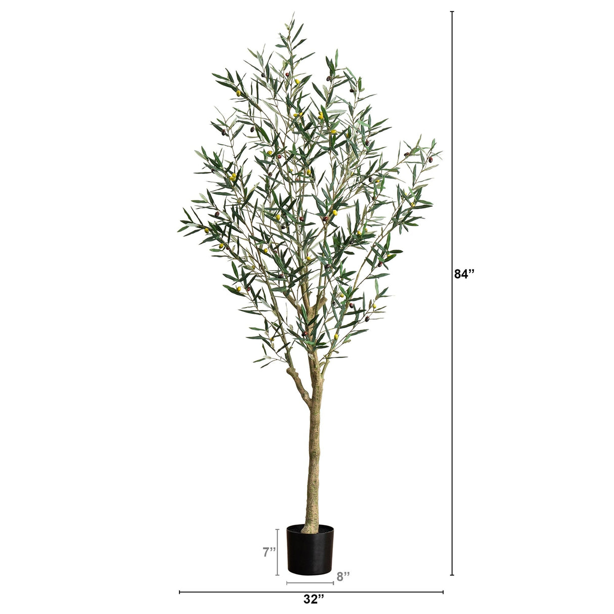 7' Artificial Greco Olive Tree-Tree-Parc Decor