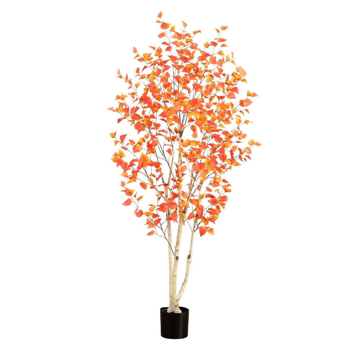 7’ Autumn Birch Artificial Fall Tree-Tree-Parc Decor